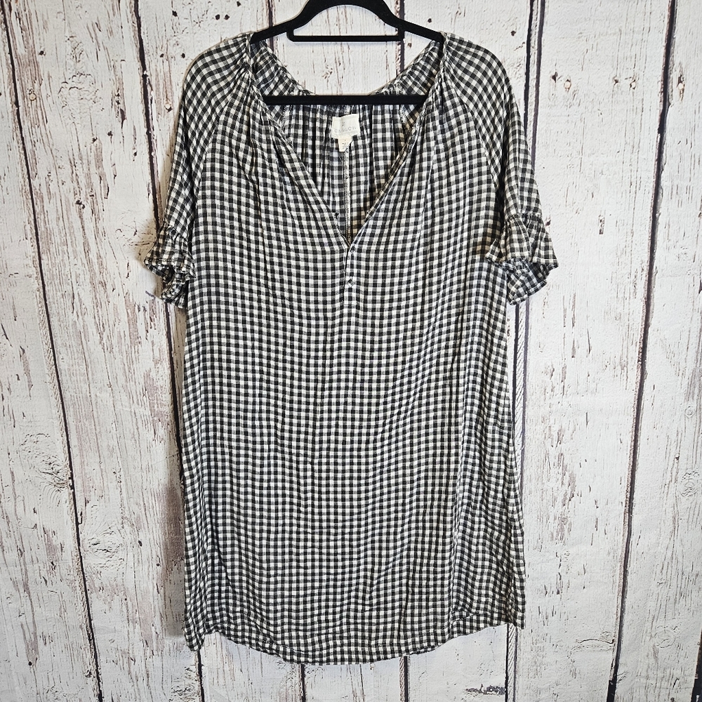 Caslon plaid shirt dress